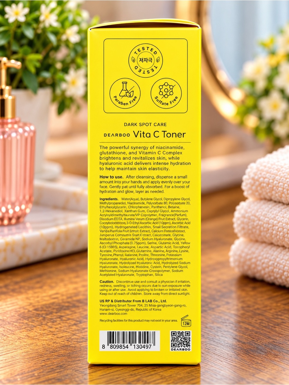 Vita C Toner - Brightening Dark Spot Care (Yellow) - Picture 4 of 5